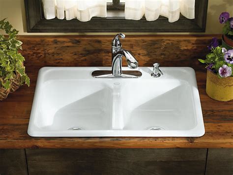 enameled cast iron kitchen sinks